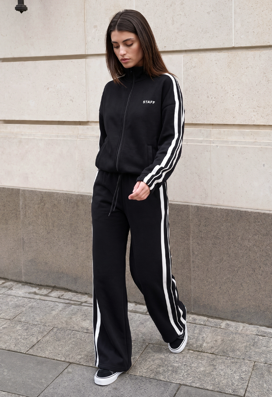 Dres Staff lik black oversize fleece