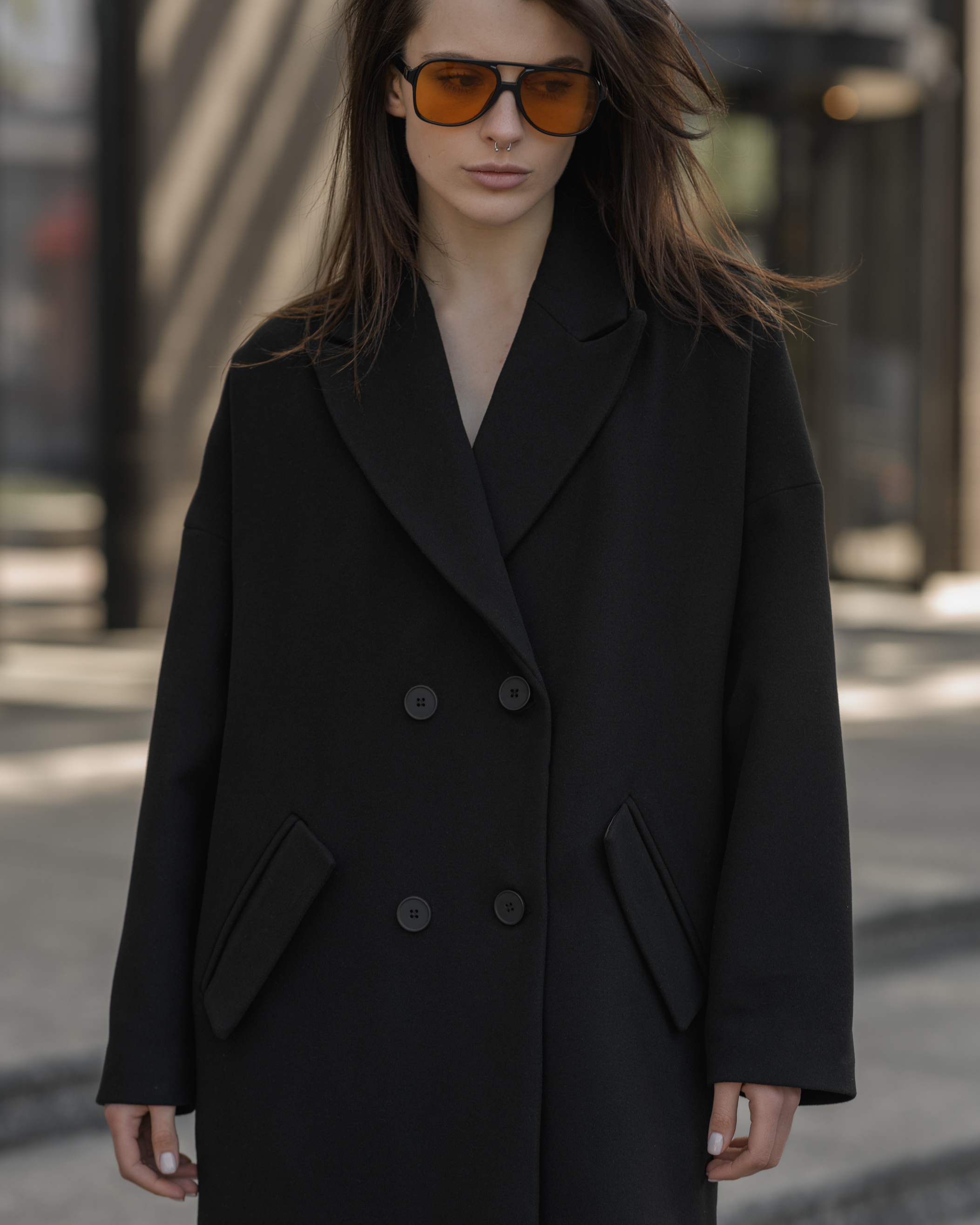Damski płaszcz Staff bo black