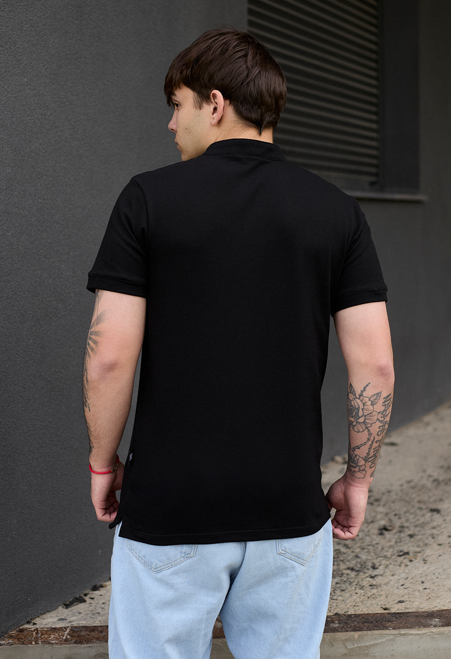 Koszulka polo Staff black low