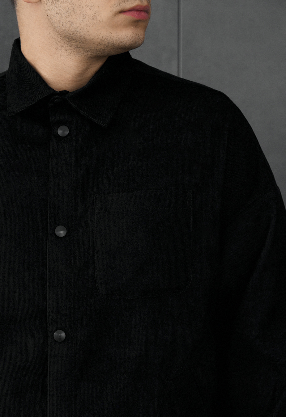 Koszula Staff velvet black