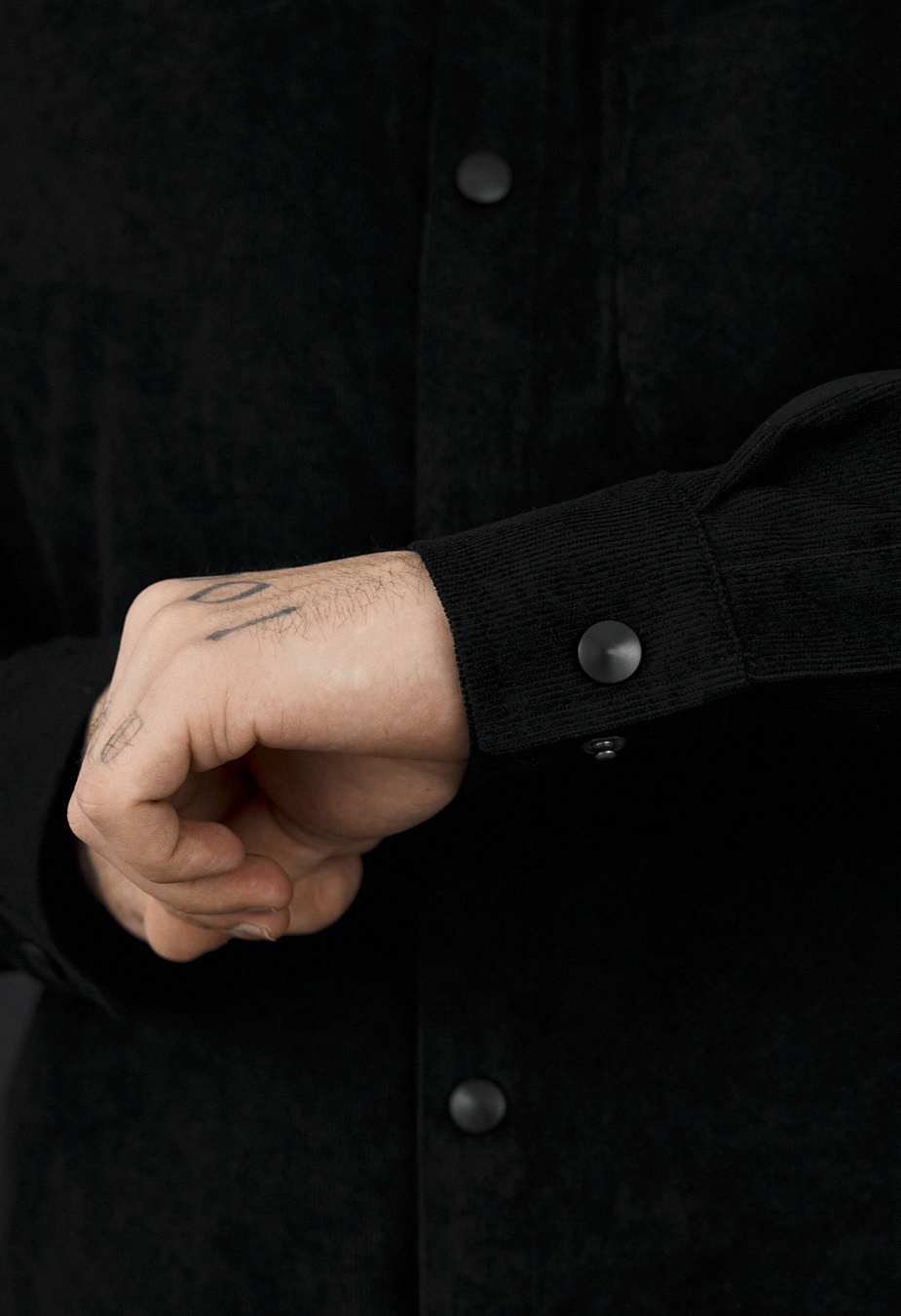 Koszula Staff velvet black