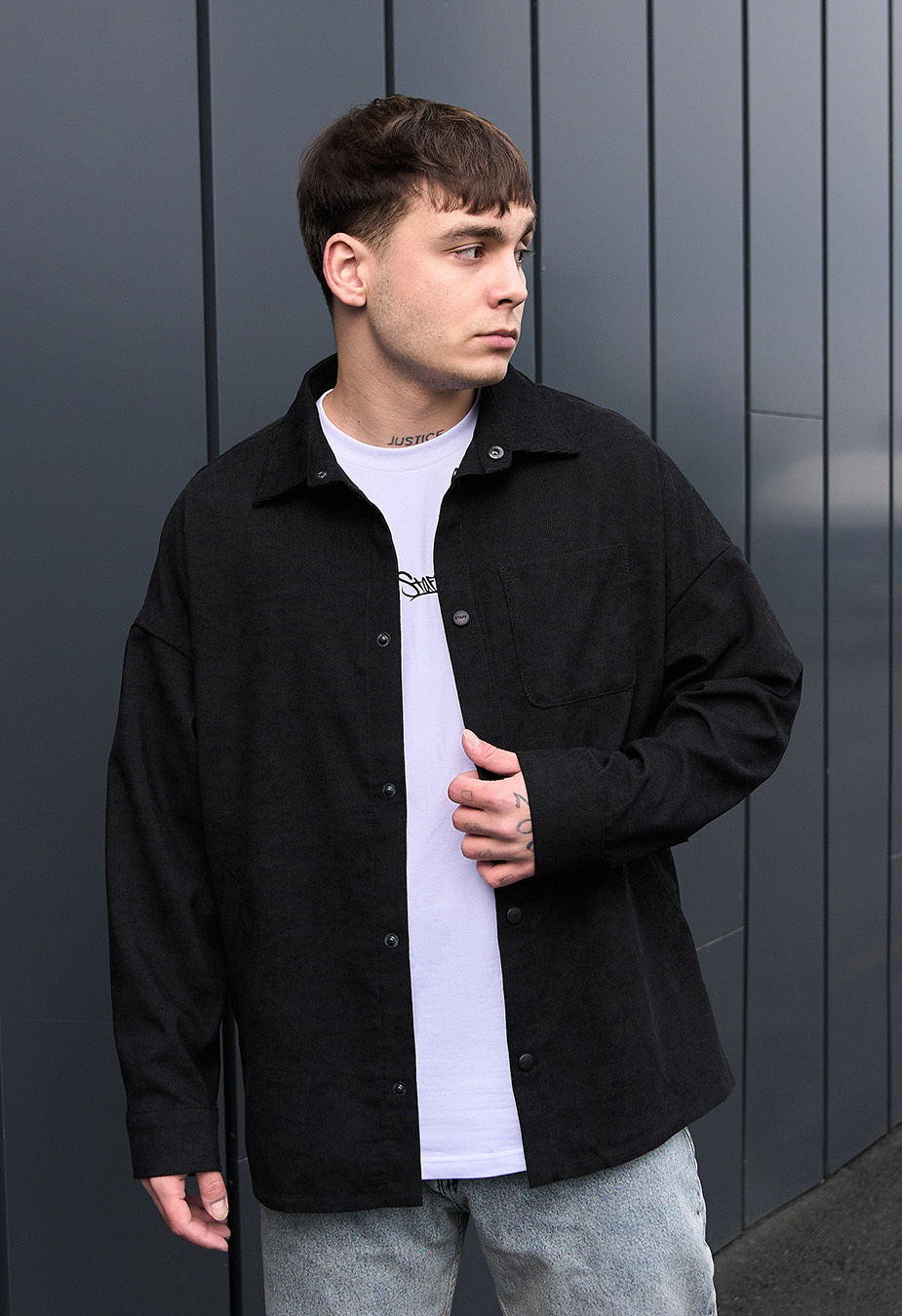 Koszula Staff velvet black