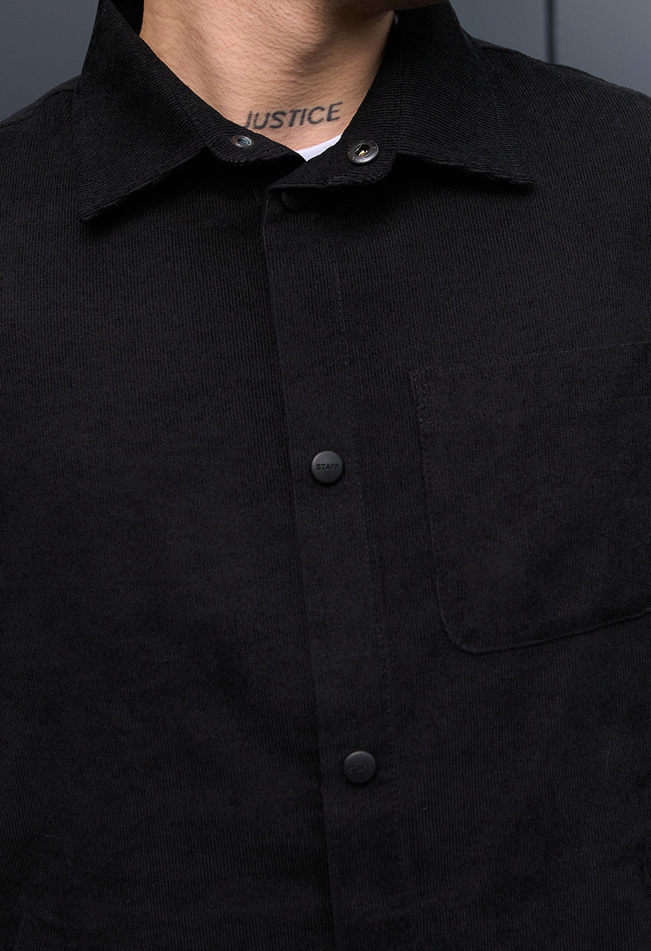 Koszula Staff velvet black