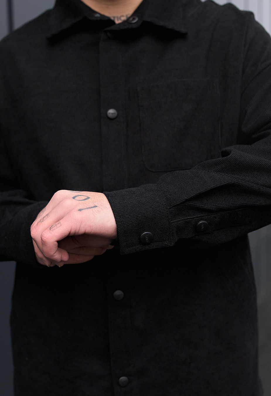 Koszula Staff velvet black