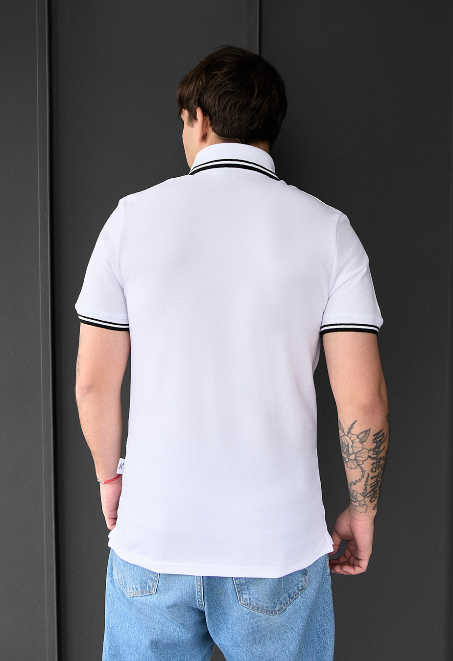 Polo Staff white logo