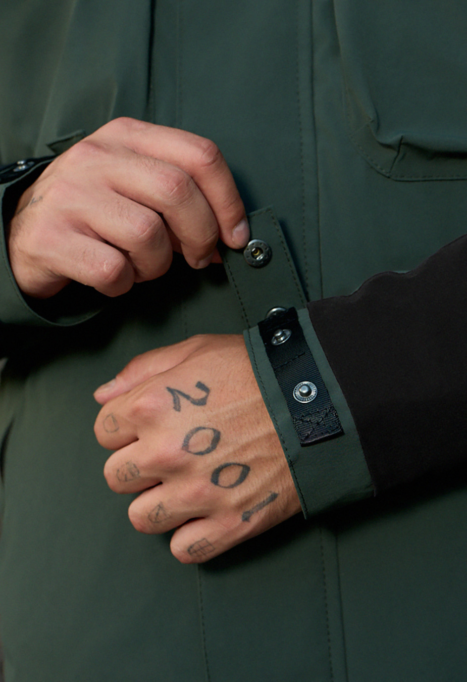 Kurtka Staff quor black & khaki