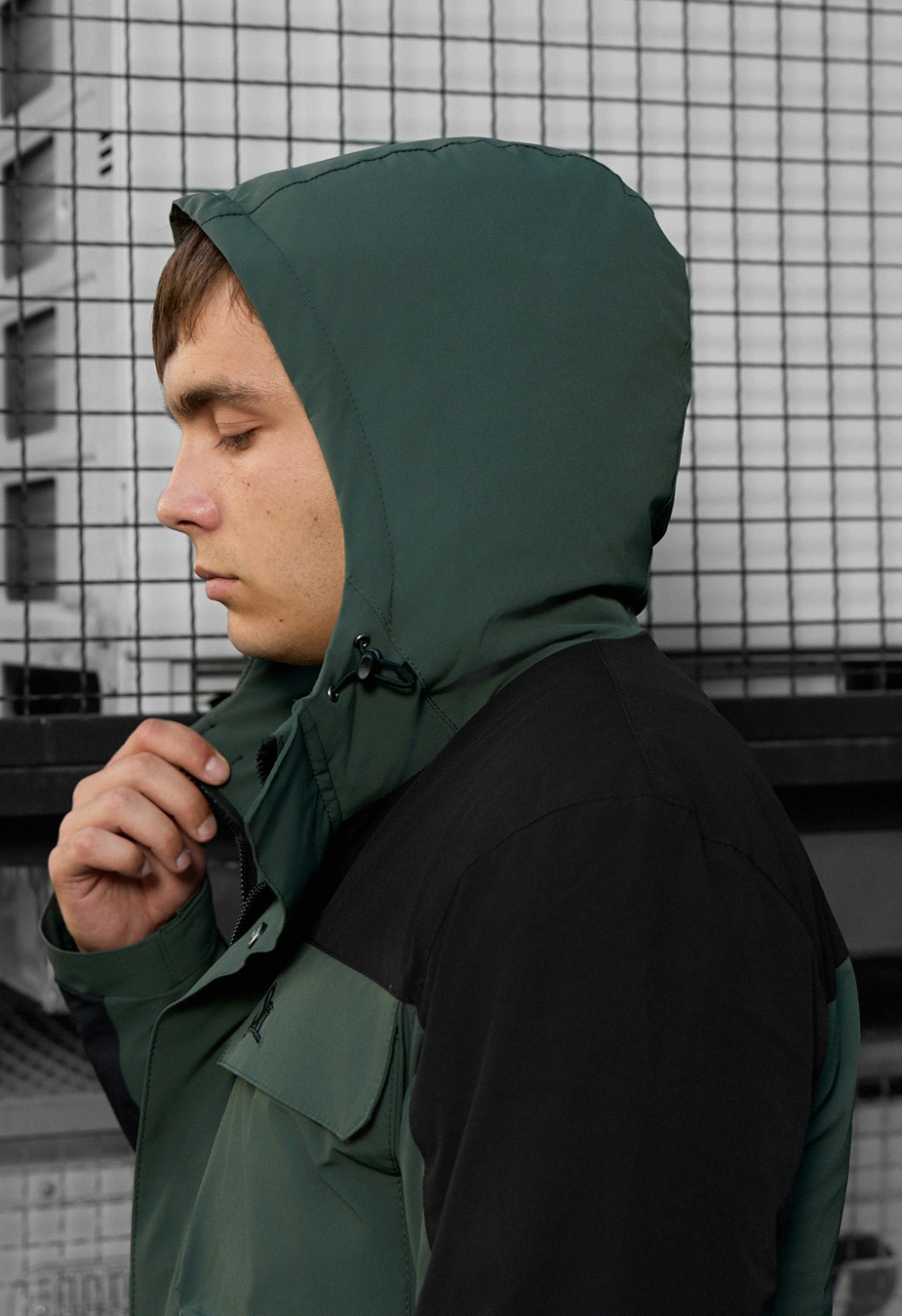 Kurtka Staff quor black & khaki