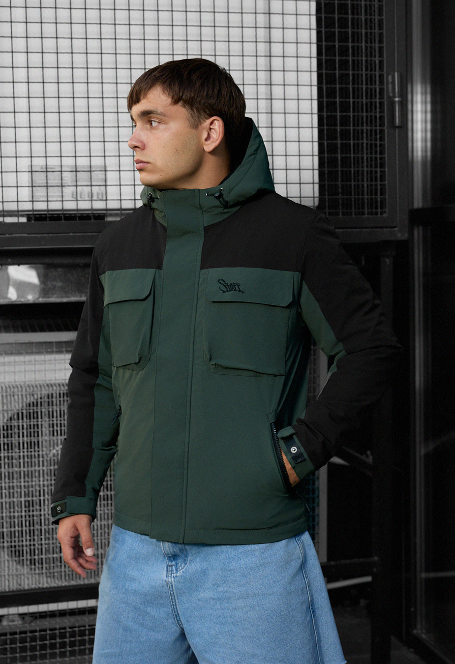 Kurtka Staff quor black & khaki