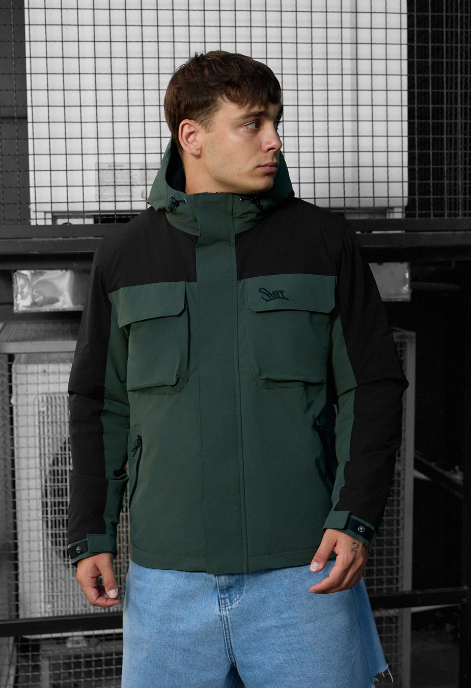 Kurtka Staff quor black & khaki