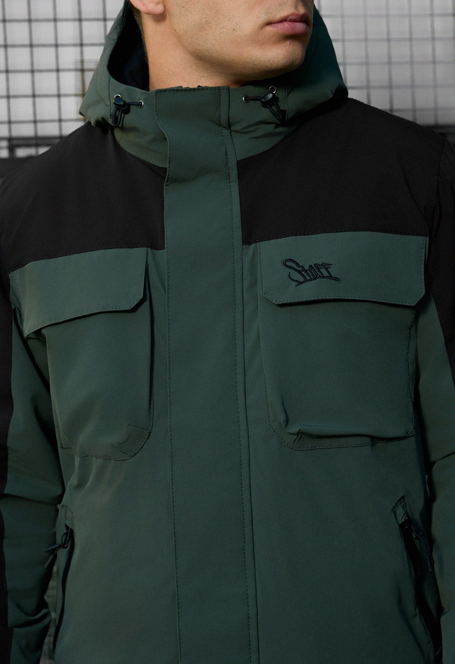 Kurtka Staff quor black & khaki