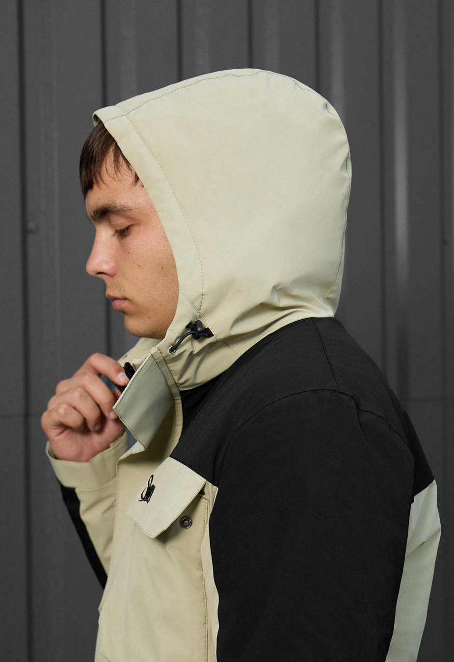Kurtka Staff quor black & light olive