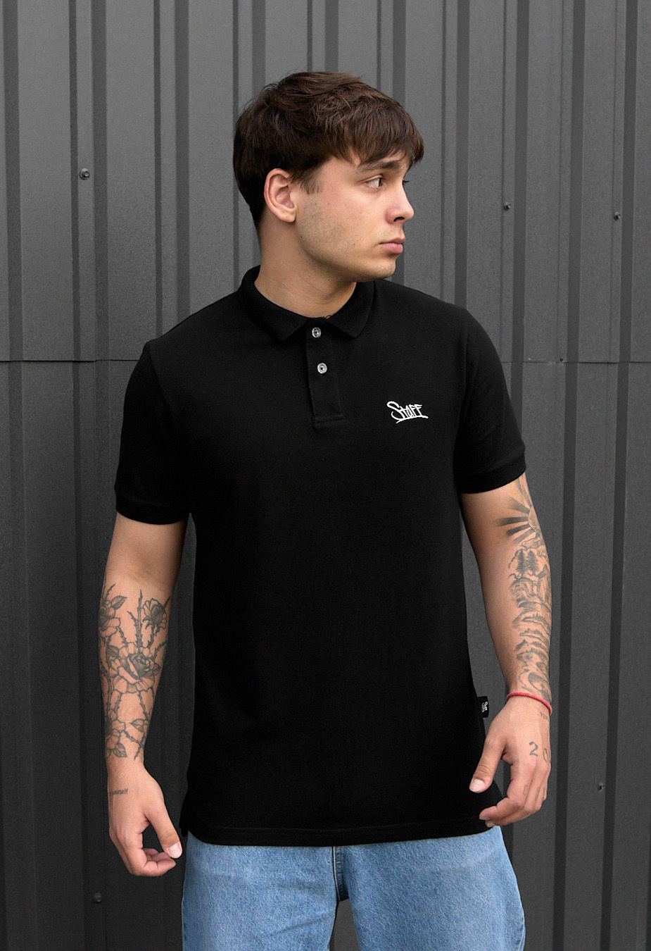 Polo Staff black logo