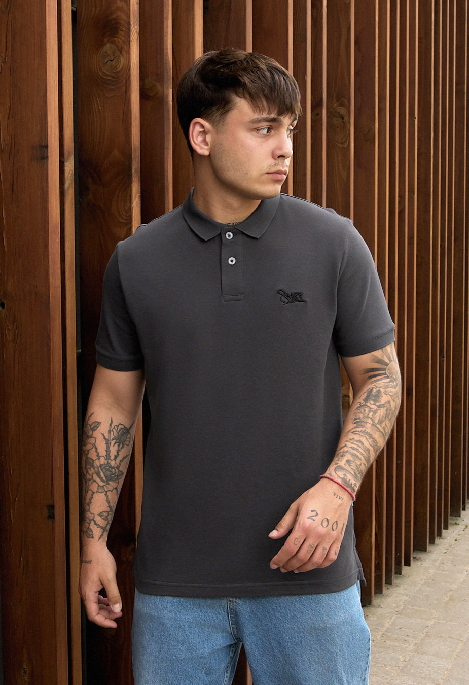 Polo Staff dark gray logo