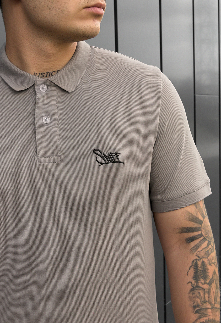 Polo Staff gray logo