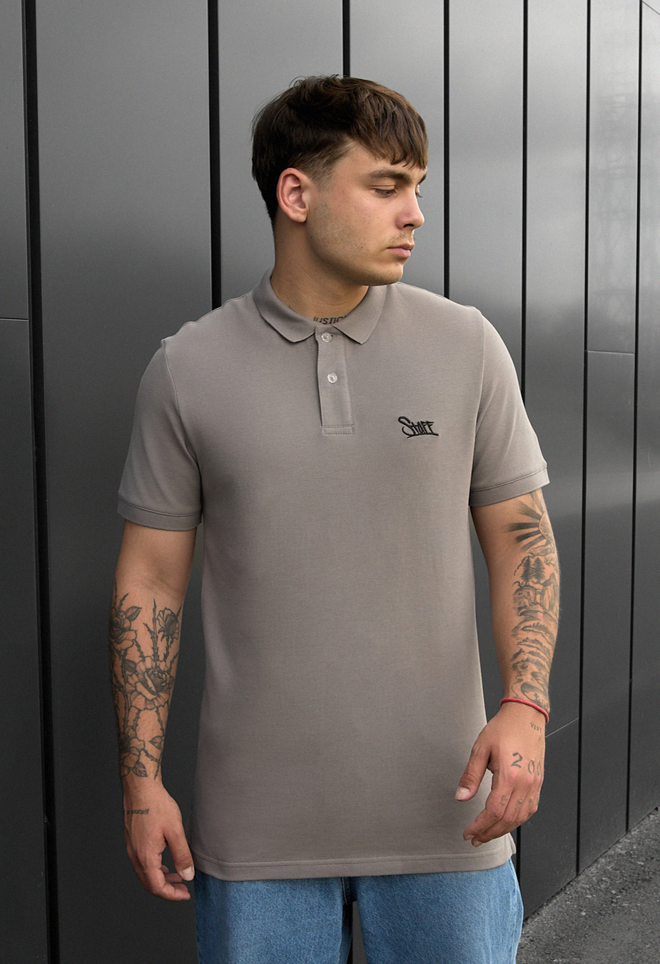 Polo Staff gray logo