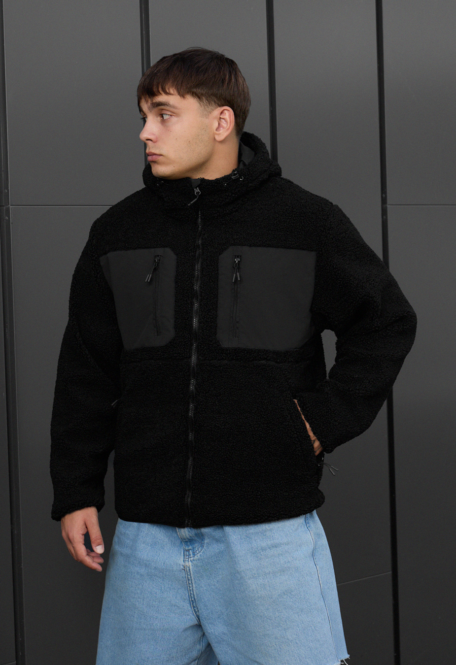 Kurtka futrzana Staff brix black
