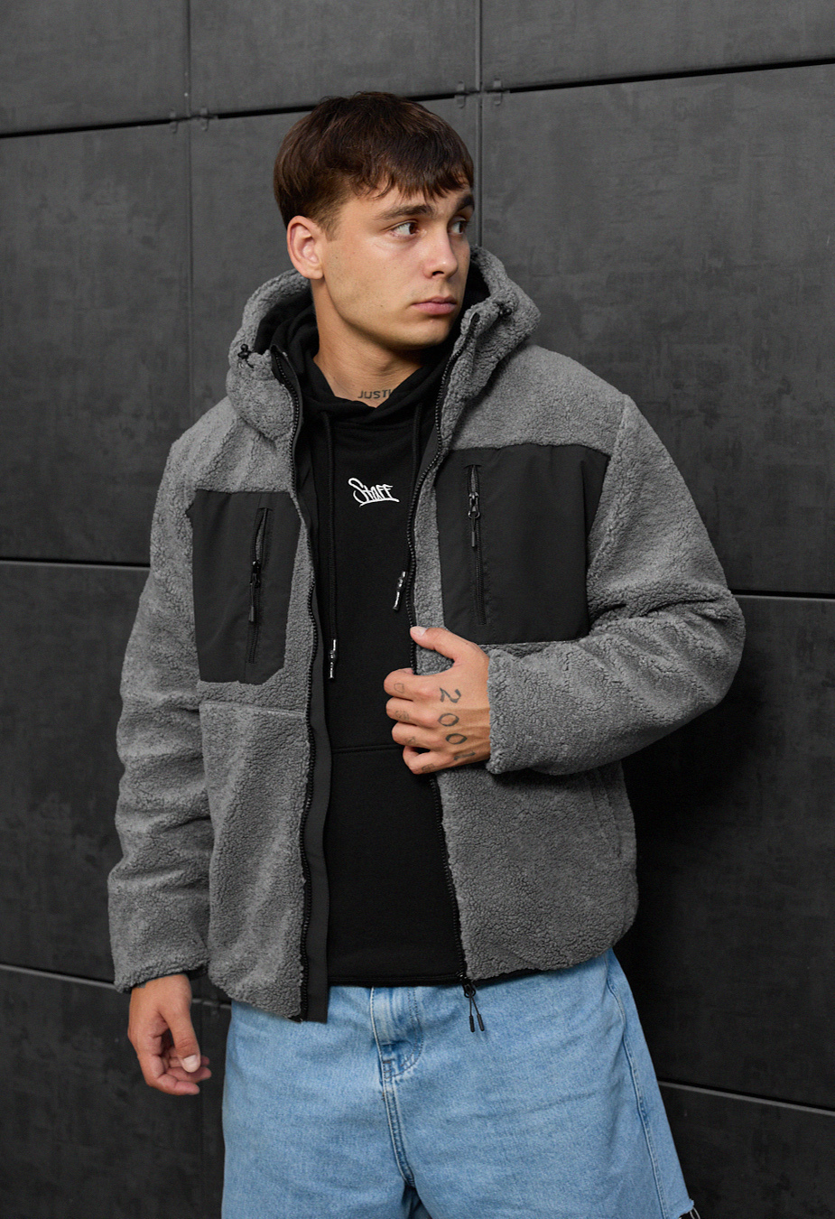 Kurtka futrzana Staff brix gray