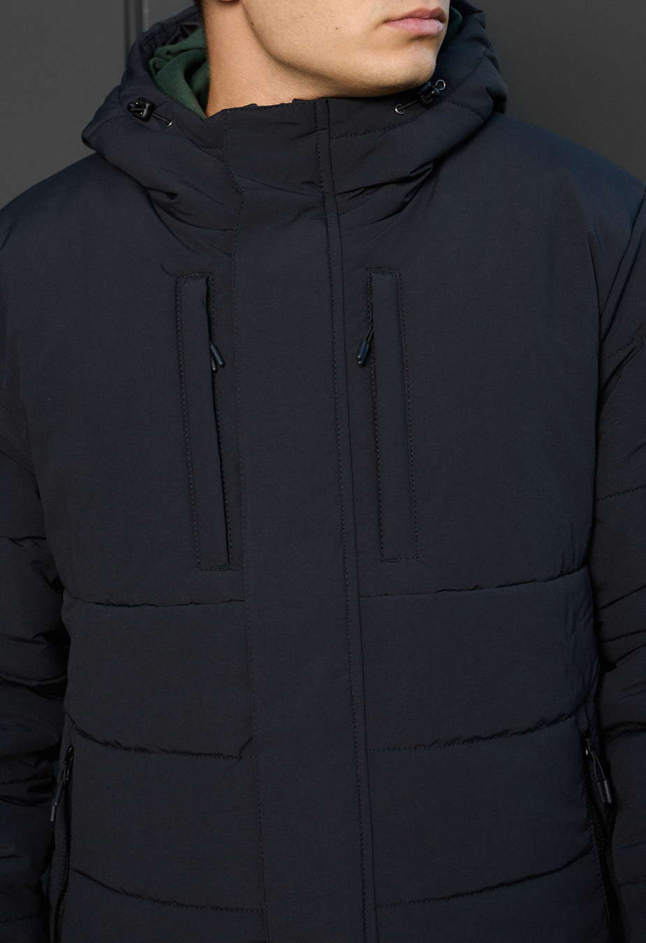 Kurtka zimowa Staff styn dark gray