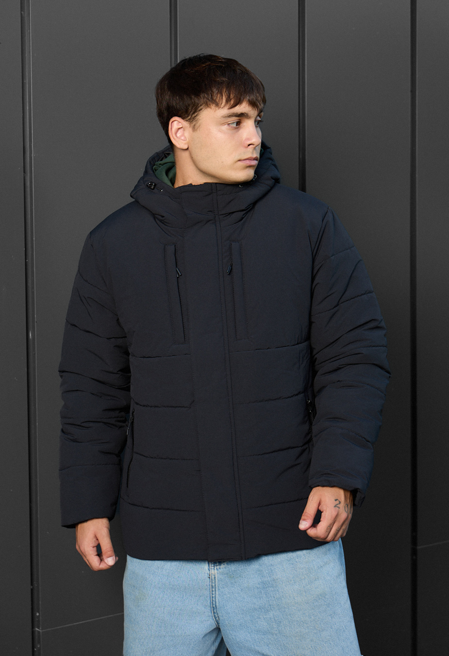 Kurtka zimowa Staff styn dark gray