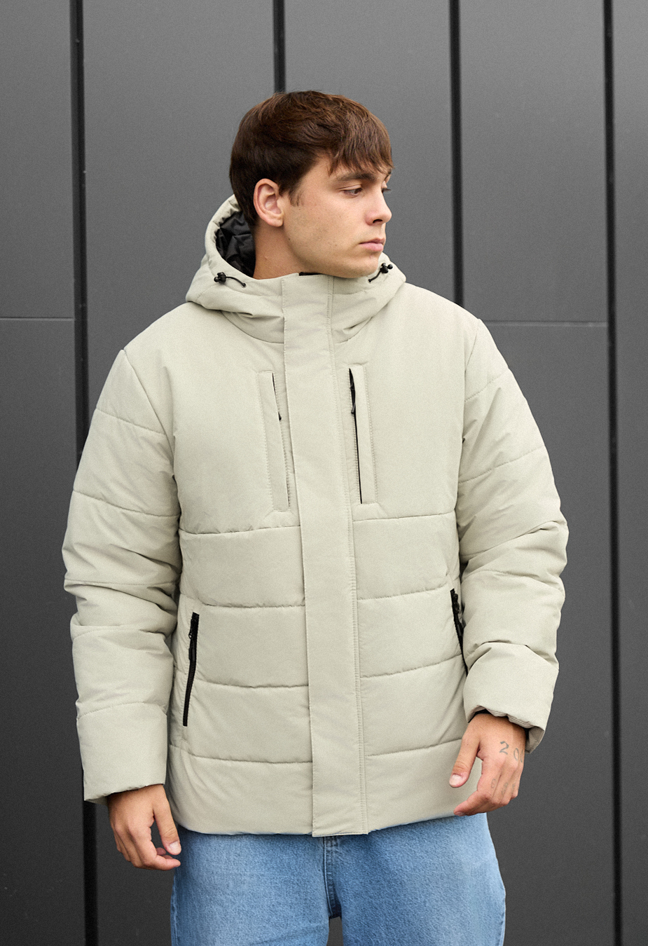 Kurtka zimowa Staff styn light olive