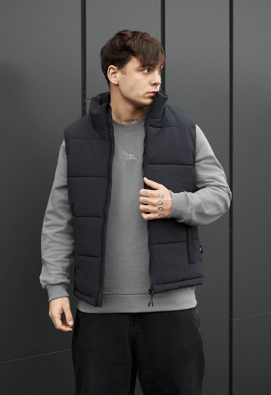 Kamizelka Staff plex dark gray