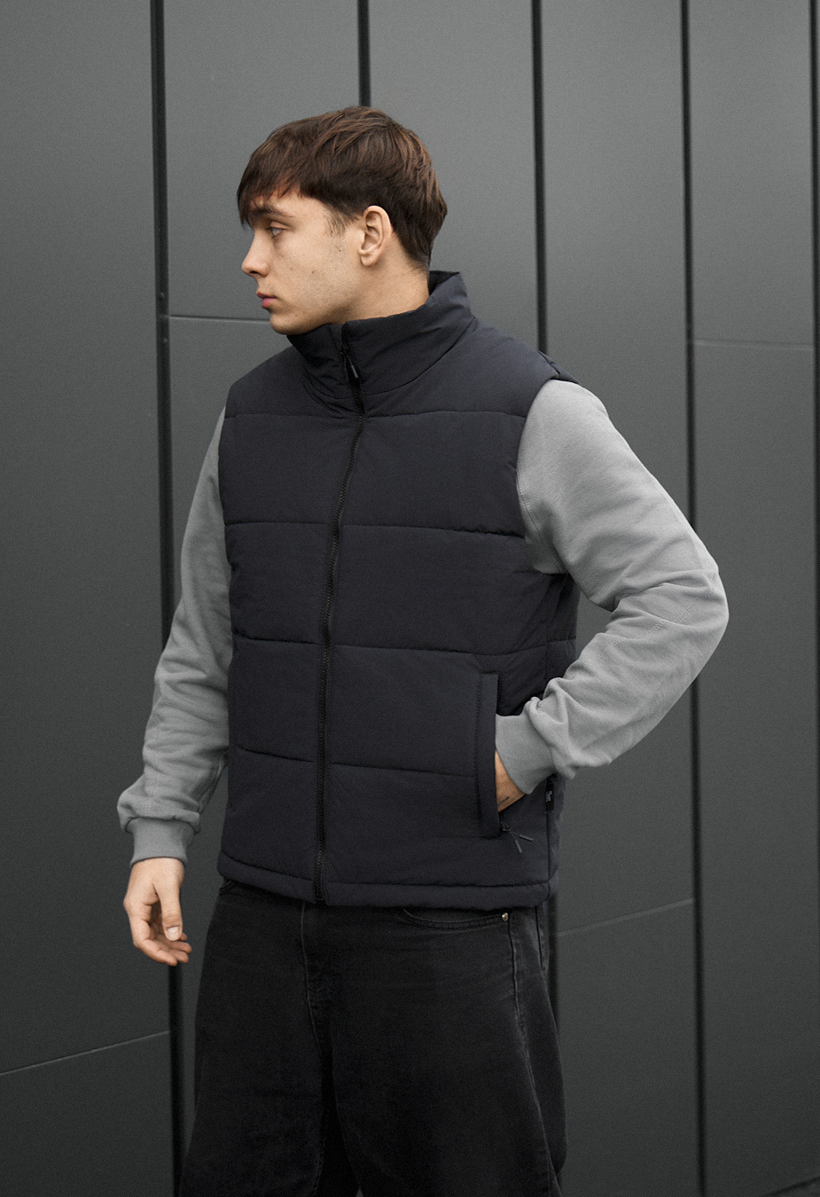 Kamizelka Staff plex dark gray