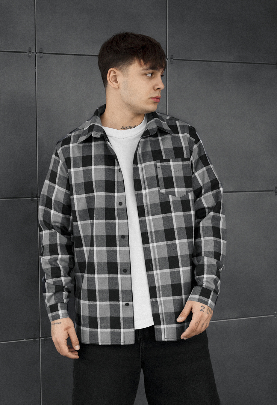 Koszula Staff ed black & gray