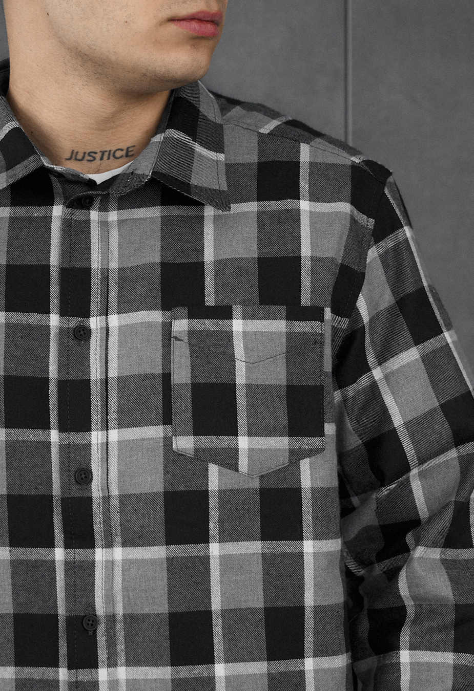 Koszula Staff ed black & gray