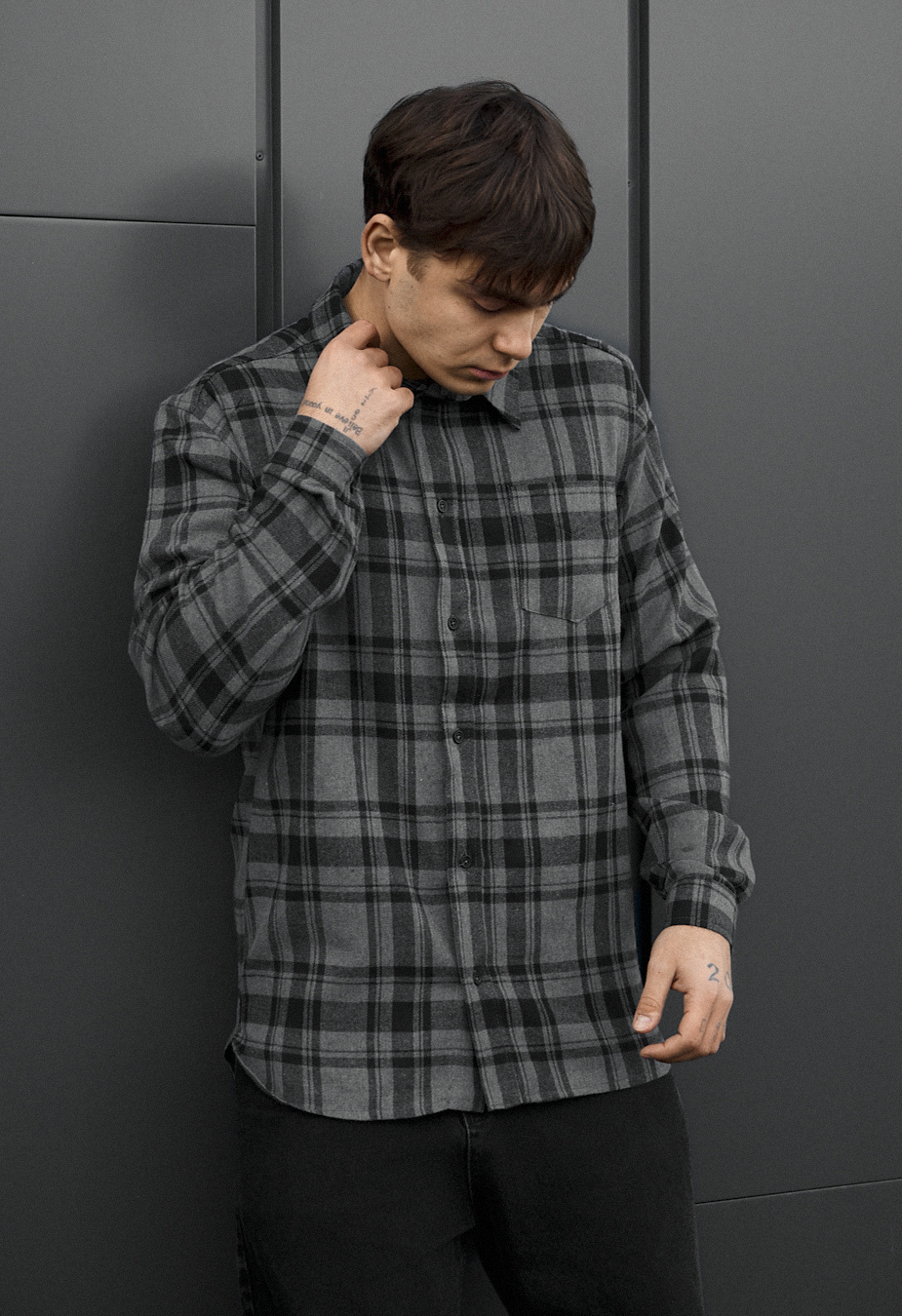 Koszula Staff ed black & gray