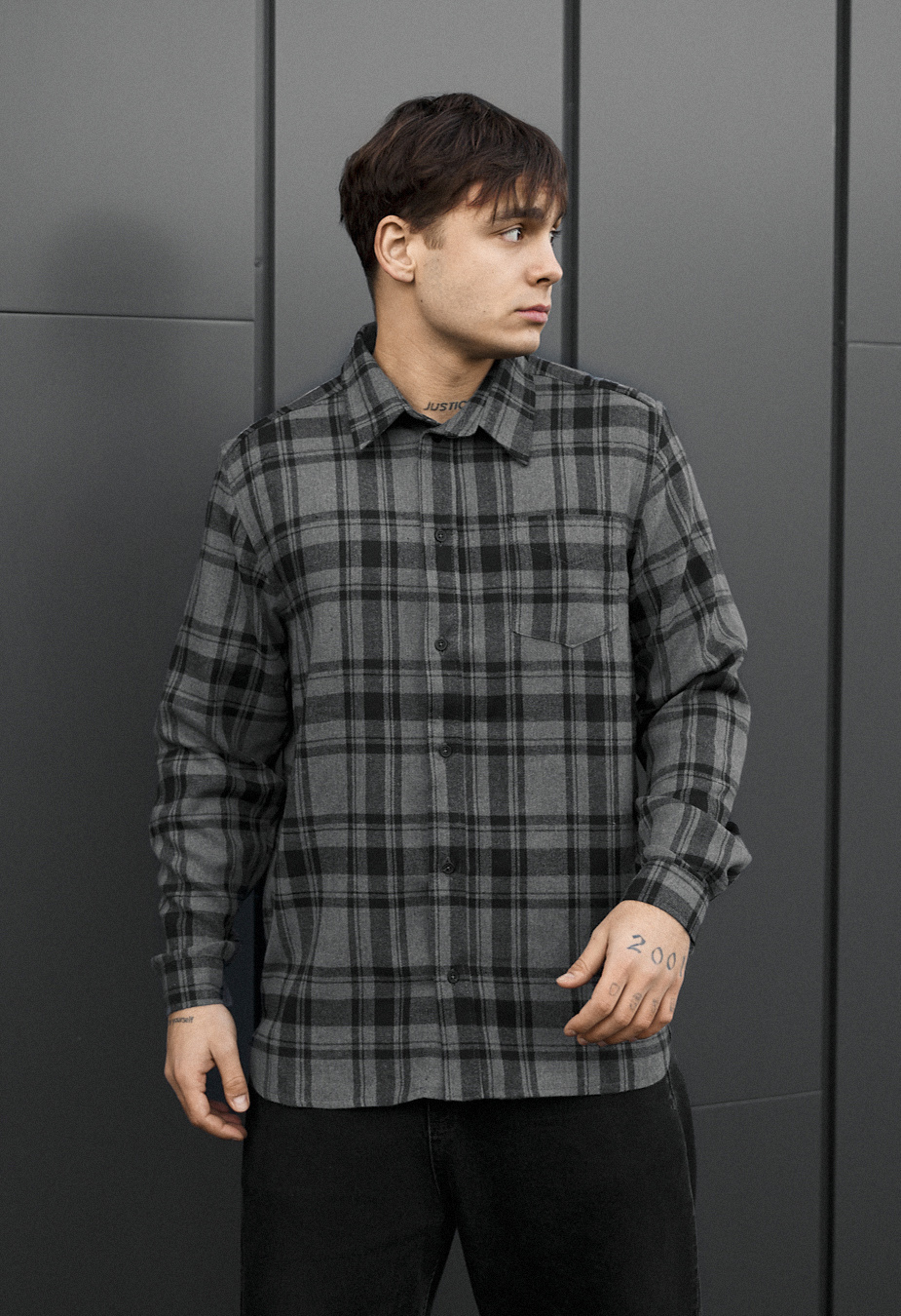 Koszula Staff ed black & gray