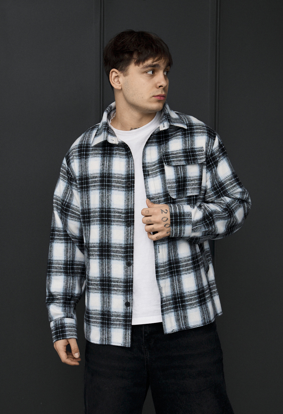 Kurtka-koszula ero black & white