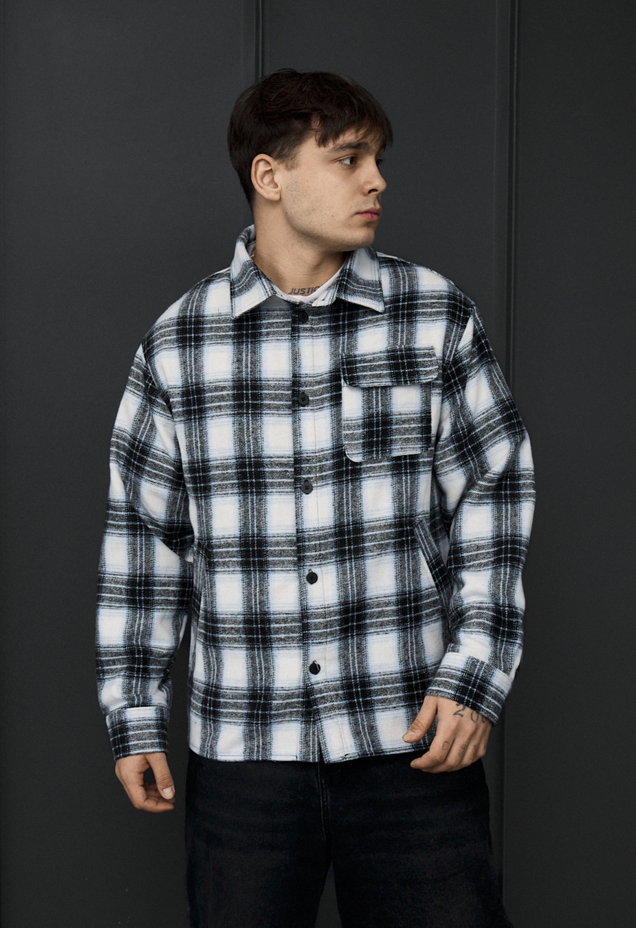 Kurtka-koszula ero black & white