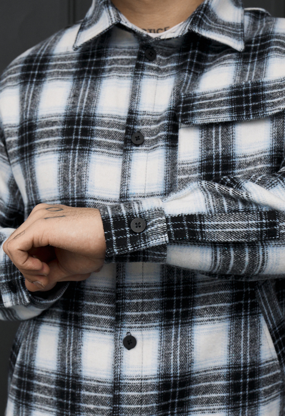 Kurtka-koszula ero black & white