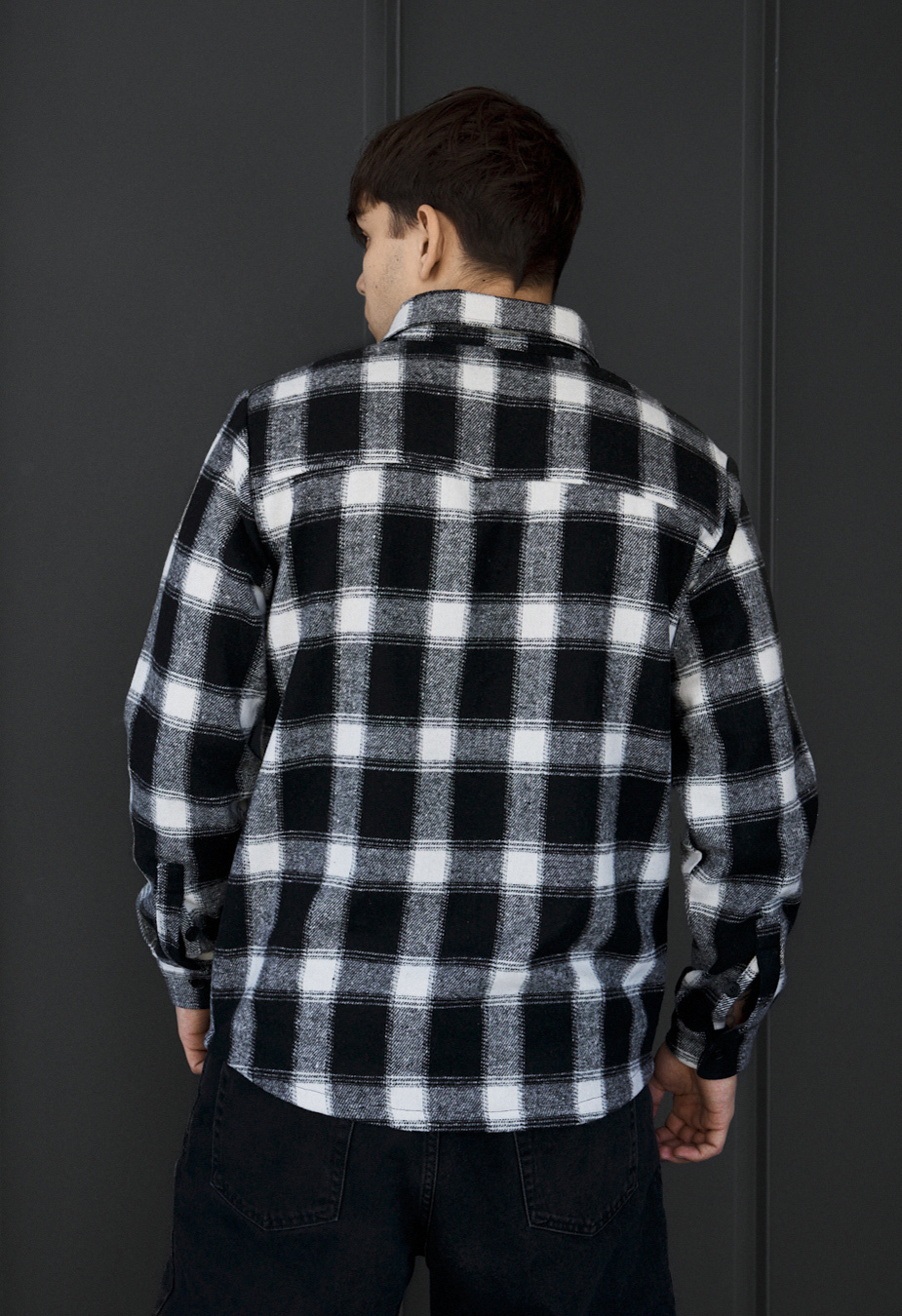 Koszula Staff squares black & white