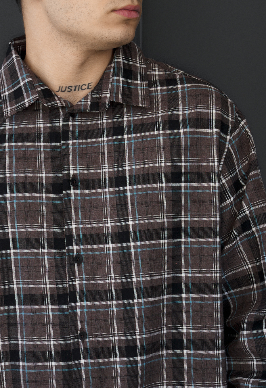 Koszula Staff iu brown oversize