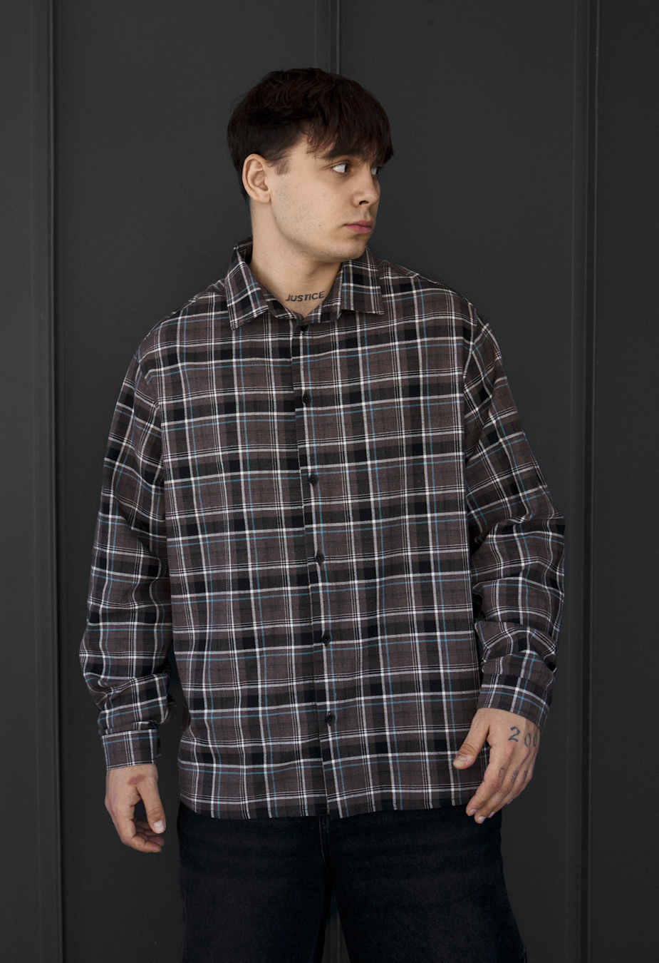 Koszula Staff iu brown oversize