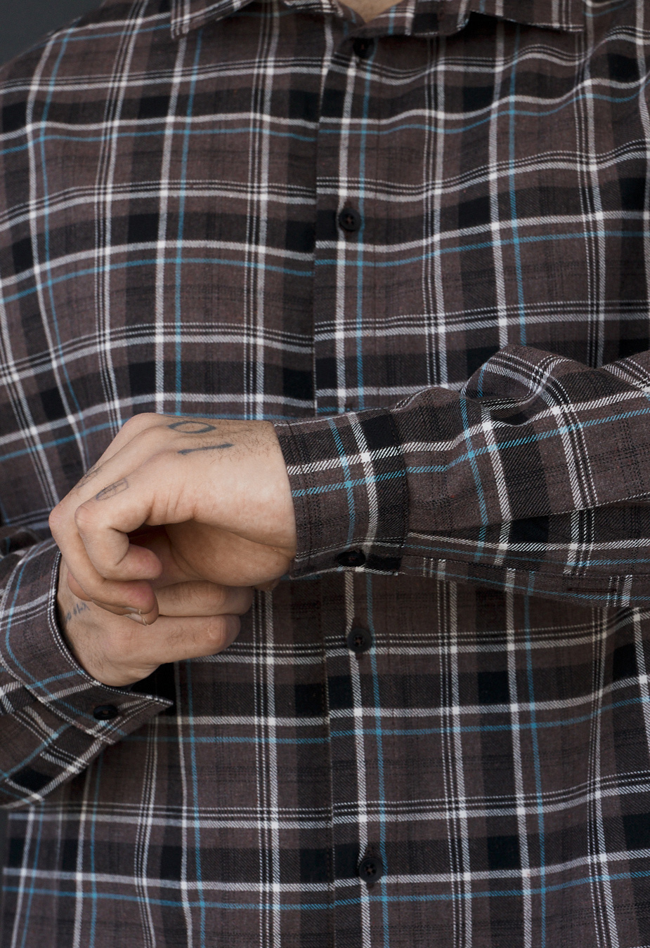 Koszula Staff iu brown oversize