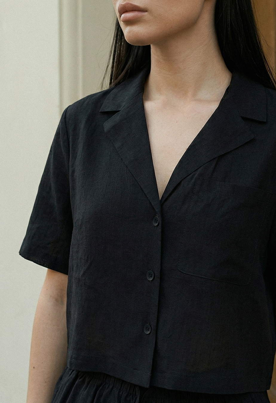 Komplet koszula + spodenki Staff na black