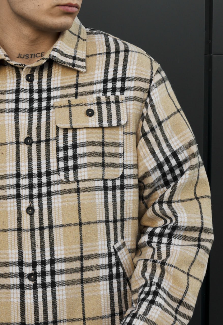 Kurtka-koszula Staff beige