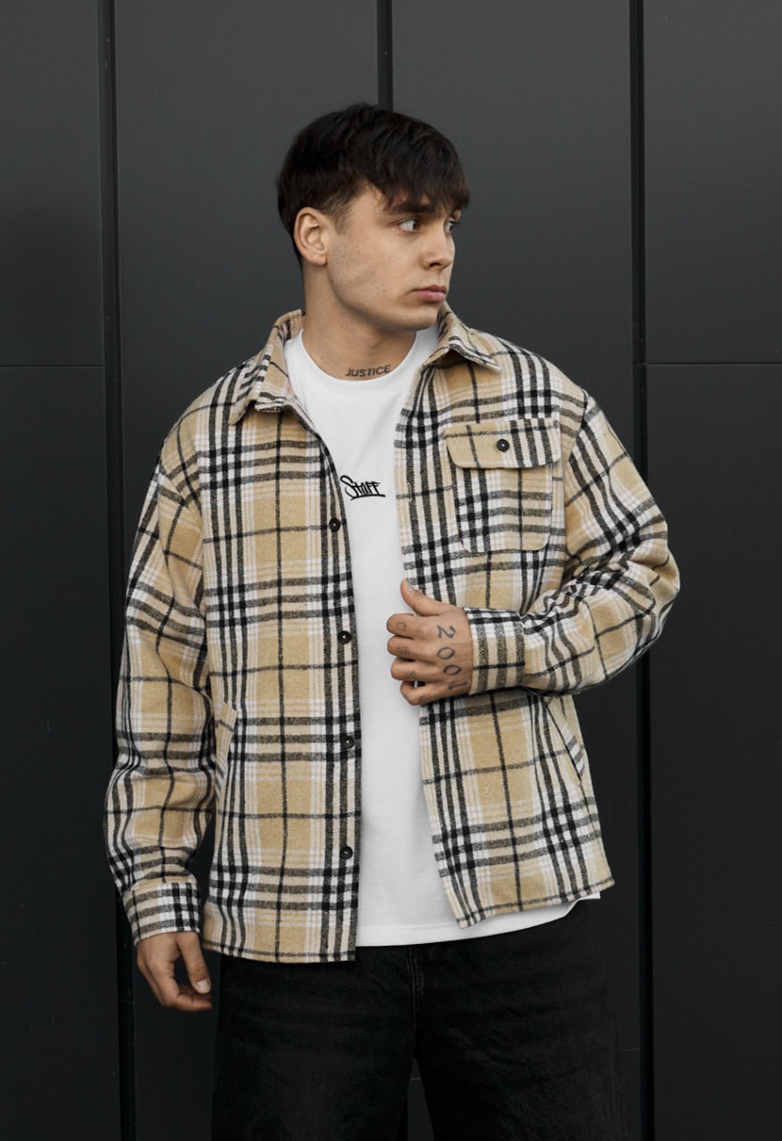 Kurtka-koszula Staff beige