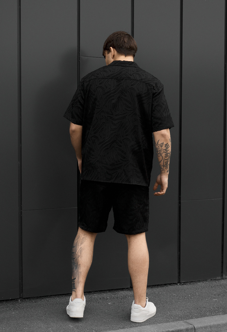 Komplet koszula + spodenki Staff li black