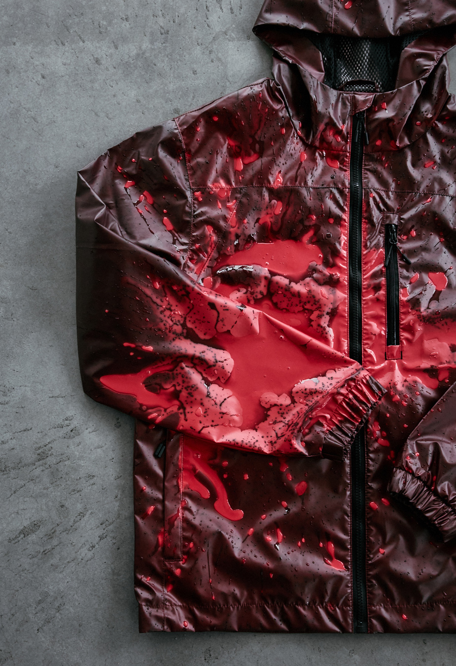 Wiatrówka Staff thermochromic dark marsala