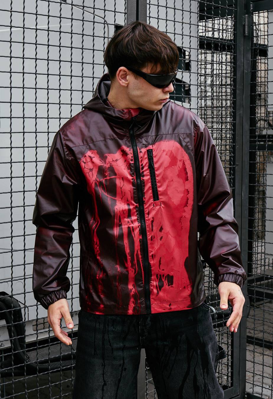 Wiatrówka Staff thermochromic dark marsala