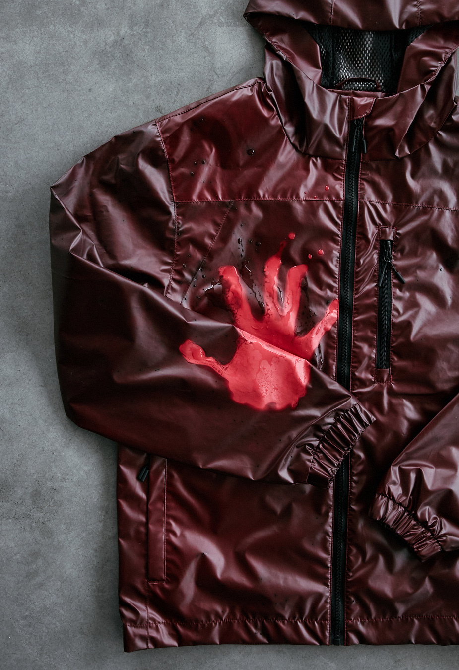 Wiatrówka Staff thermochromic dark marsala