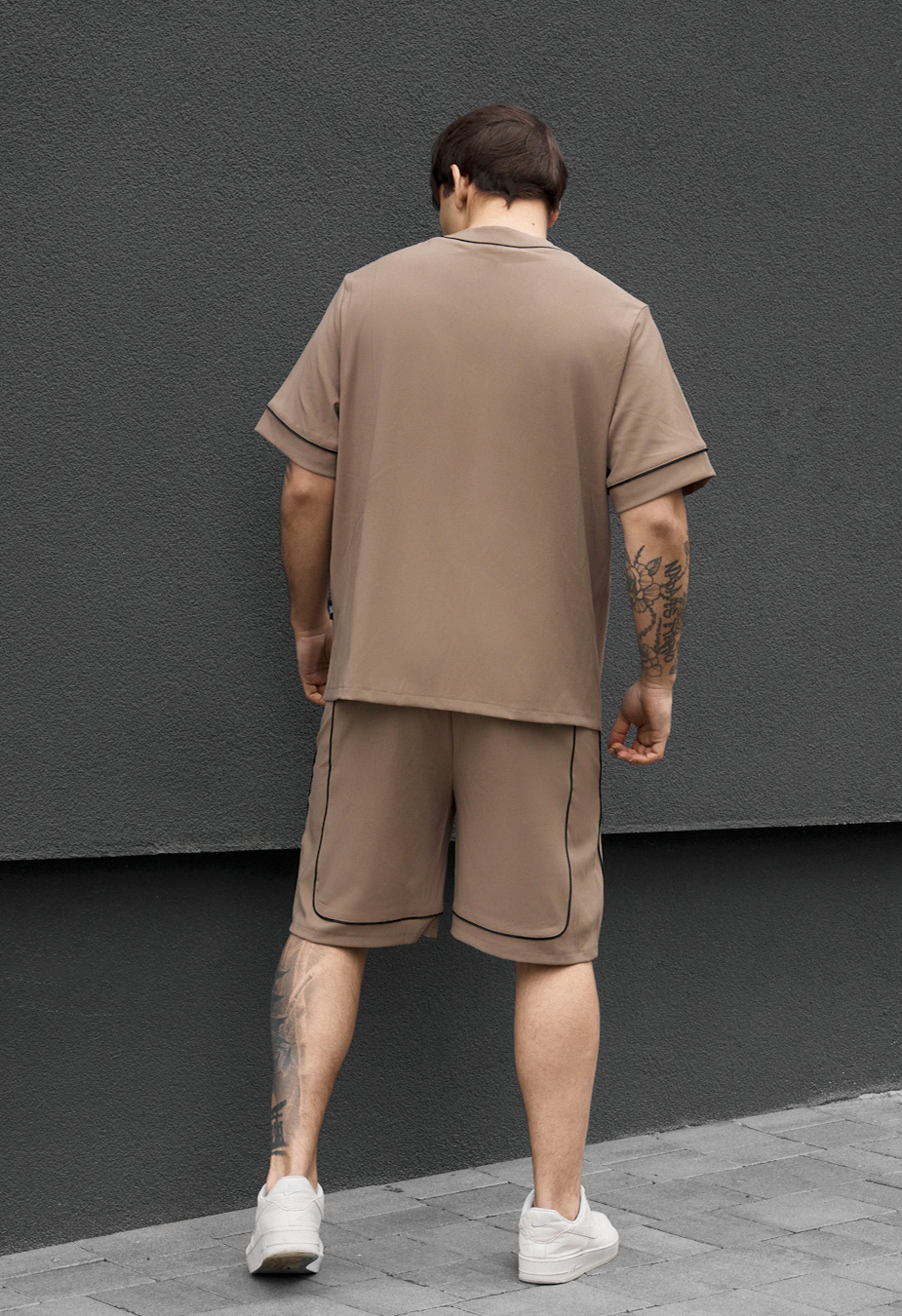 Komplet koszula + spodenki  Staff kla light brown