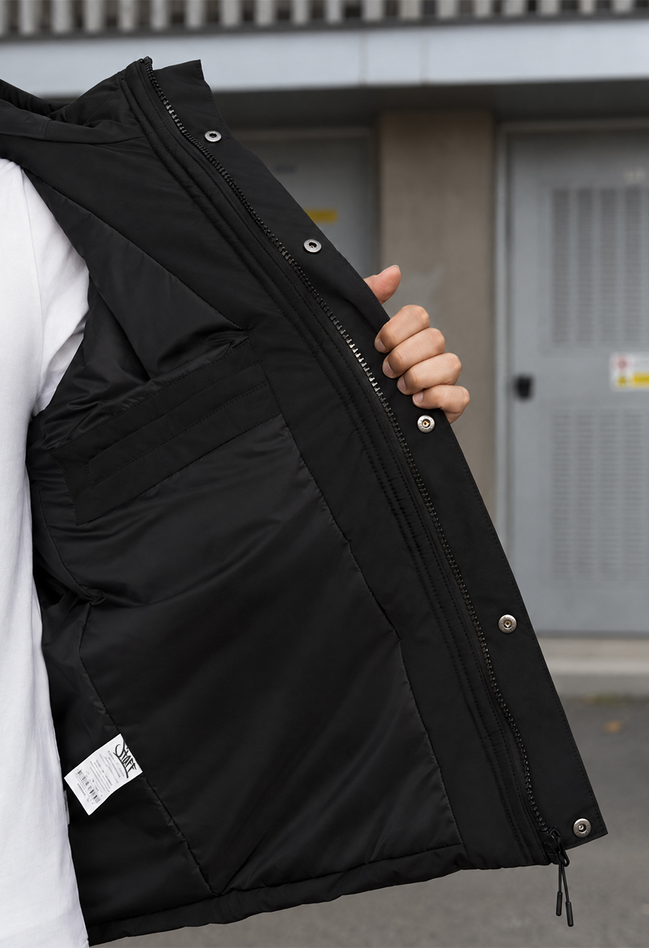 Kurtka zimowa Staff ma logo black