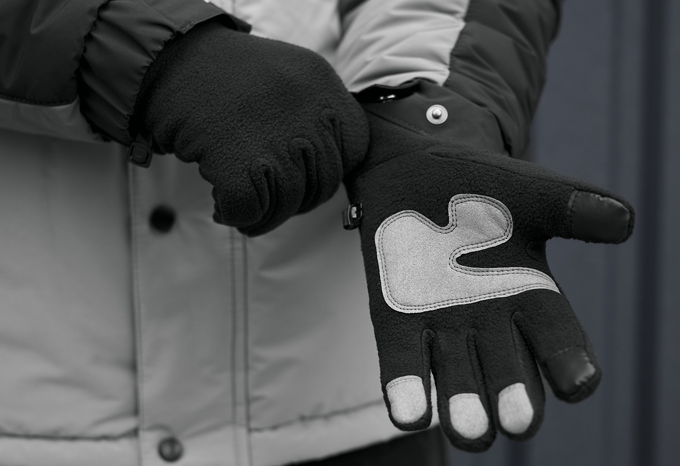 Rękawiczki Staff fleece black size M-L