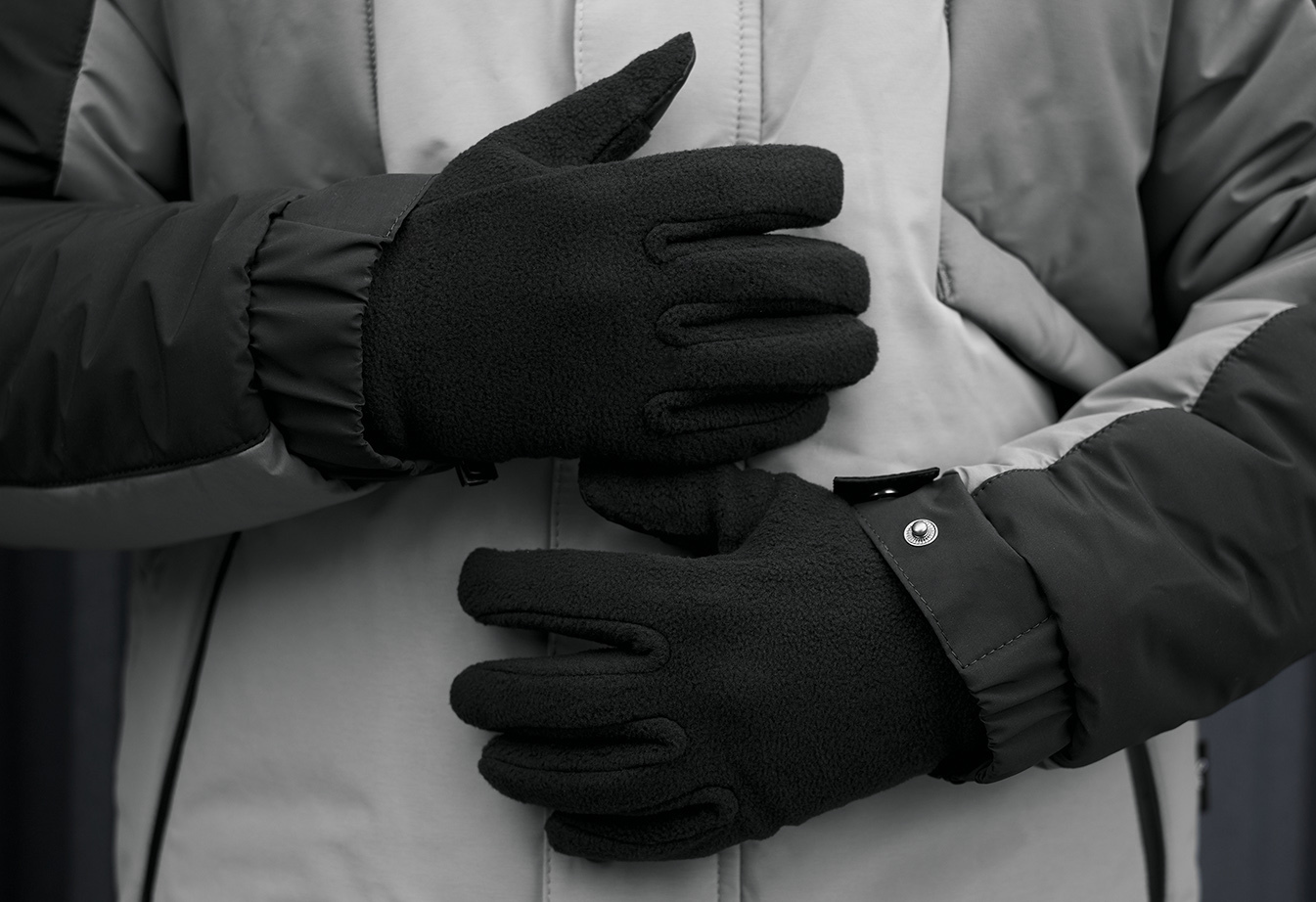 Rękawiczki Staff fleece black size M-L