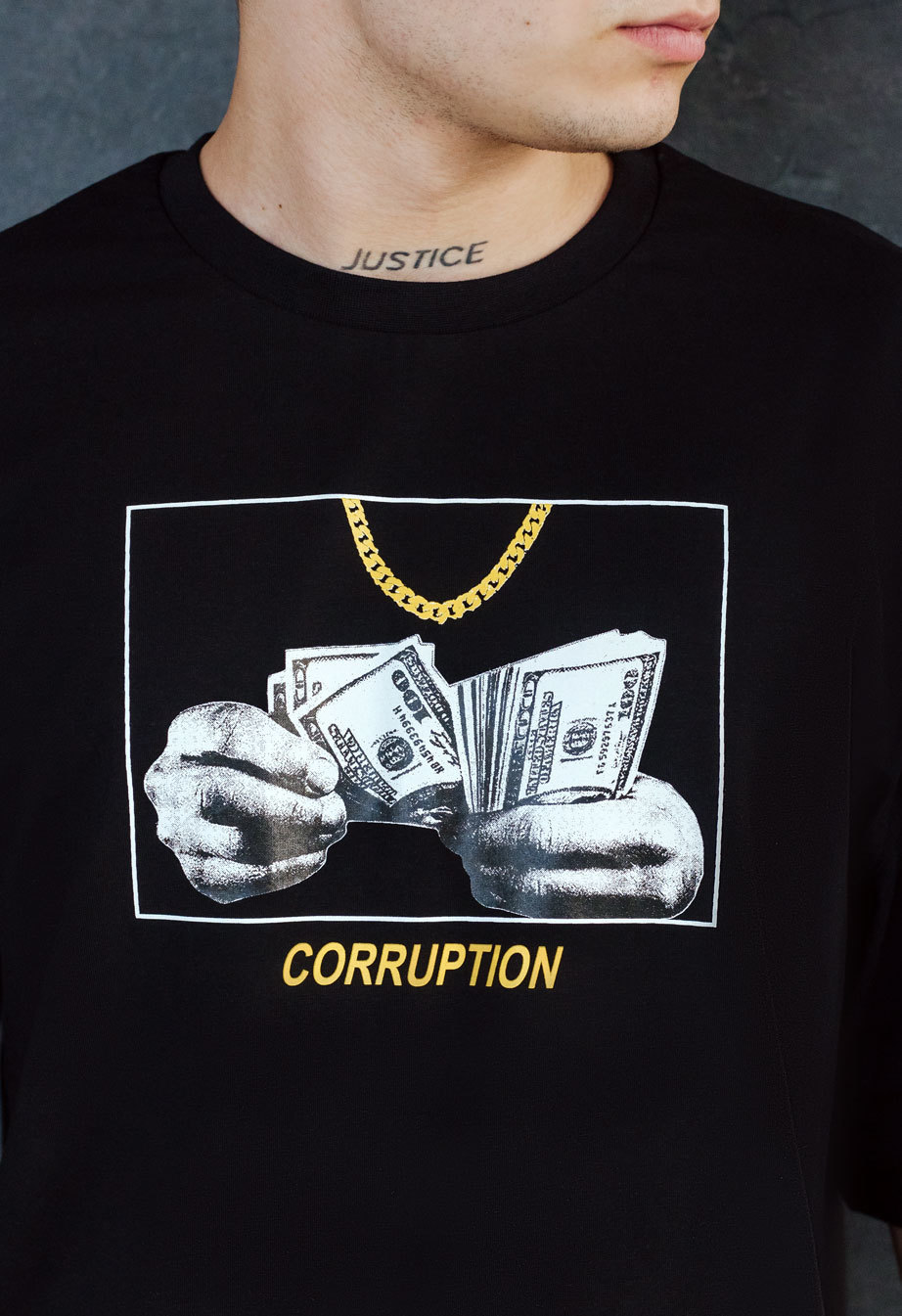 Koszulka Staff corruption oversize