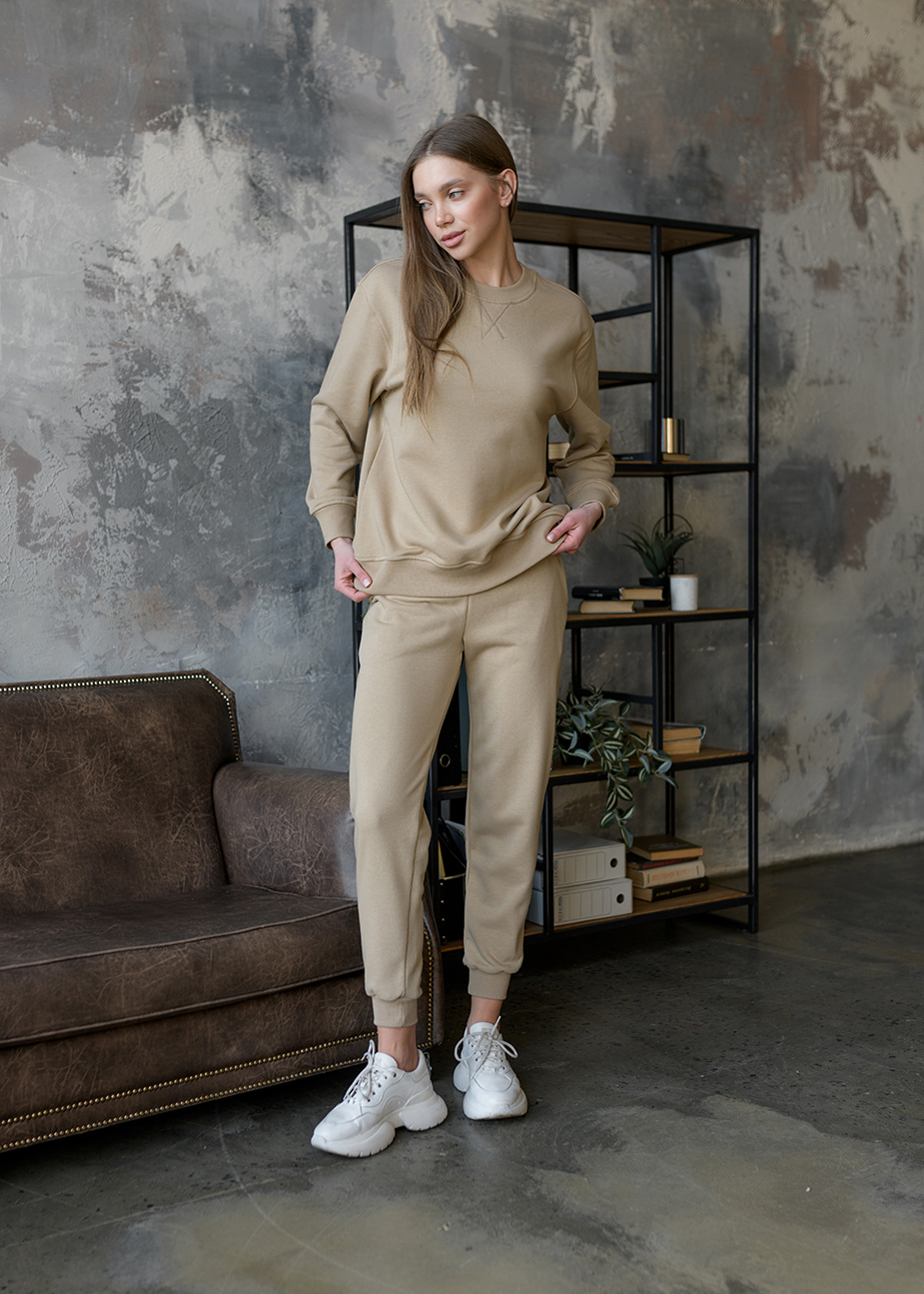 Damski dres Staff el light brown oversize